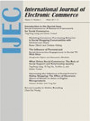International Journal Of Electronic Commerce期刊