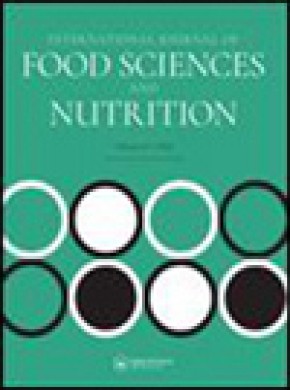 International Journal Of Food Sciences And Nutrition期刊