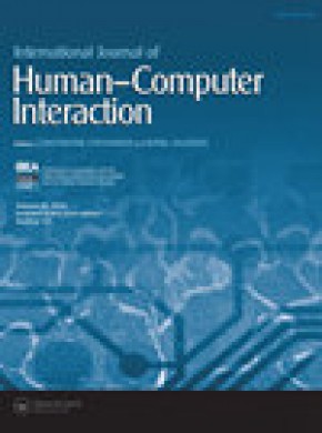 International Journal Of Human-computer Interaction期刊