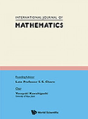 International Journal Of Mathematics期刊
