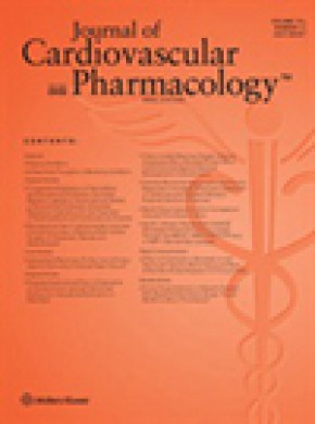 Journal Of Cardiovascular Pharmacology期刊