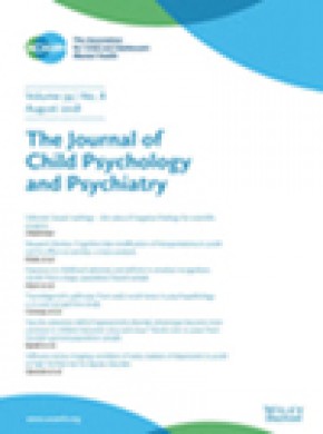 Journal Of Child Psychology And Psychiatry期刊