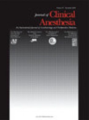 Journal Of Clinical Anesthesia期刊