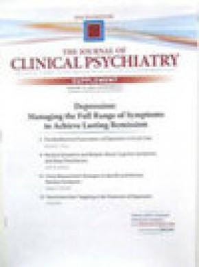 Journal Of Clinical Psychiatry期刊
