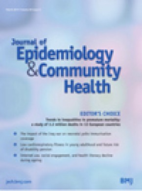 Journal Of Epidemiology And Community Health期刊