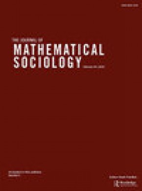 Journal Of Mathematical Sociology期刊
