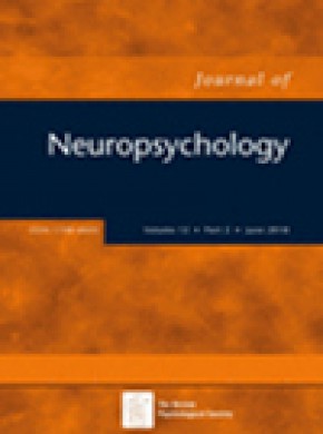 Journal Of Neuropsychology期刊