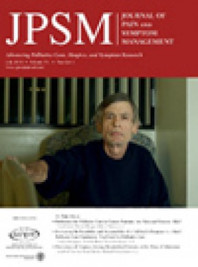 Journal Of Pain And Symptom Management期刊