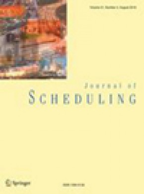 Journal Of Scheduling期刊