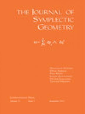 Journal Of Symplectic Geometry期刊