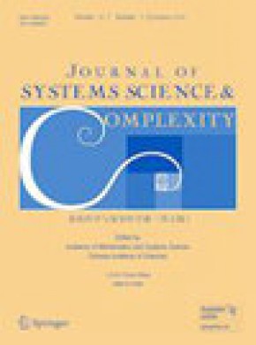 Journal Of Systems Science & Complexity期刊