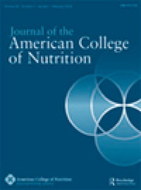 Journal Of The American College Of Nutrition期刊