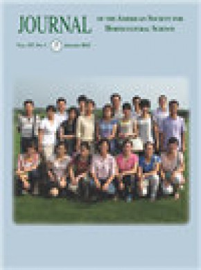 Journal Of The American Society For Horticultural Science期刊