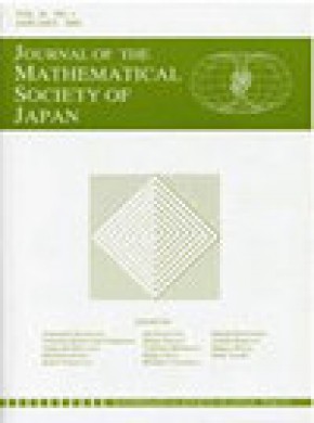 Journal Of The Mathematical Society Of Japan期刊