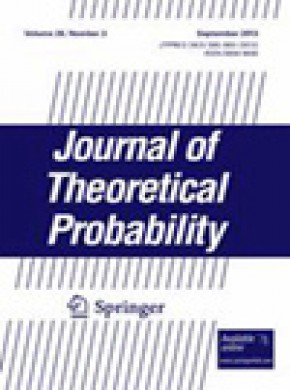 Journal Of Theoretical Probability期刊