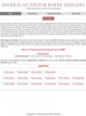Journal Of Vector Borne Diseases期刊