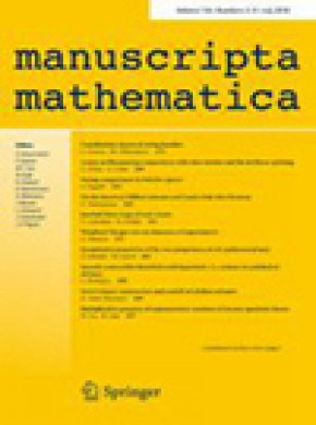 Manuscripta Mathematica期刊