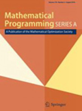 Mathematical Programming期刊