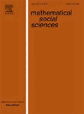 Mathematical Social Sciences期刊