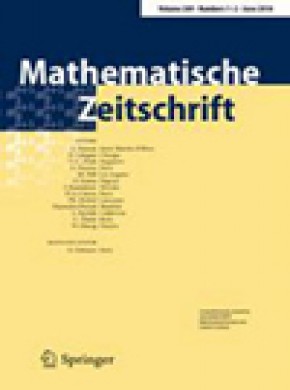 Mathematische Zeitschrift期刊