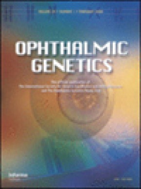 Ophthalmic Genetics期刊