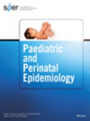 Paediatric And Perinatal Epidemiology期刊