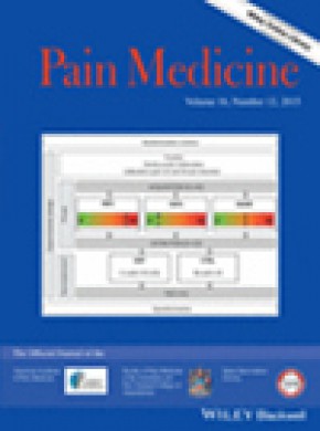 Pain Medicine期刊