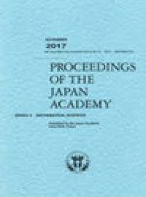 Proceedings Of The Japan Academy Series A-mathematical Sciences期刊
