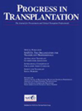 Progress In Transplantation期刊