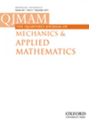 Quarterly Journal Of Mechanics And Applied Mathematics期刊