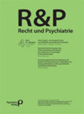 Recht & Psychiatrie期刊