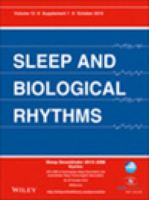 Sleep And Biological Rhythms期刊