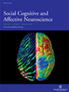 Social Cognitive And Affective Neuroscience期刊