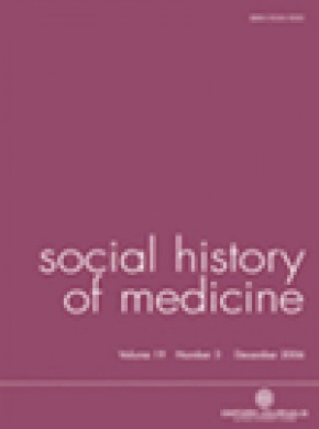 Social History Of Medicine期刊
