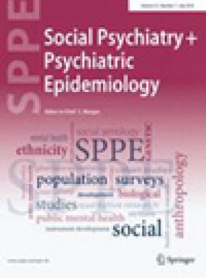 Social Psychiatry And Psychiatric Epidemiology期刊
