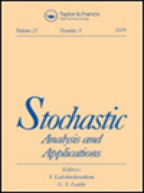 Stochastic Analysis And Applications期刊