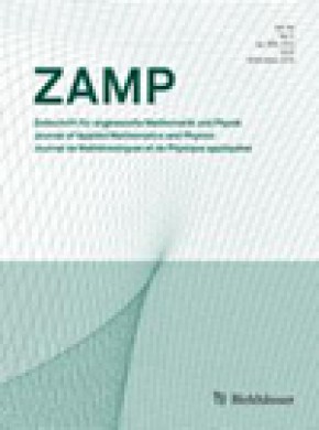 Zeitschrift Fur Angewandte Mathematik Und Physik期刊