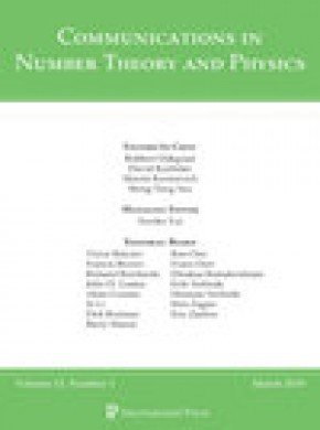 Communications In Number Theory And Physics期刊