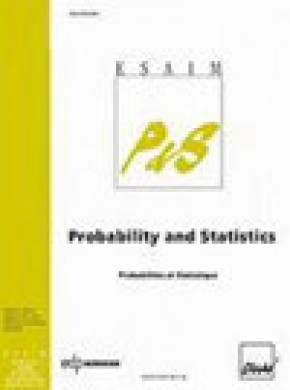 Esaim-probability And Statistics期刊