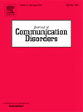 Journal Of Communication Disorders期刊