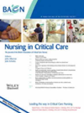 Nursing In Critical Care期刊