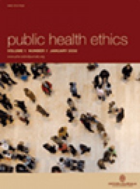 Public Health Ethics期刊