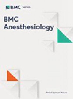 Bmc Anesthesiology期刊