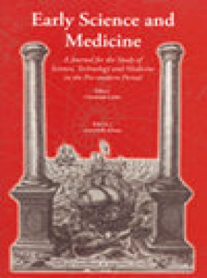 Early Science And Medicine期刊