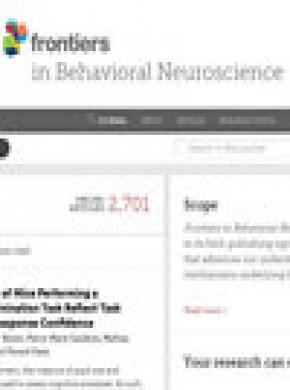 Frontiers In Behavioral Neuroscience期刊