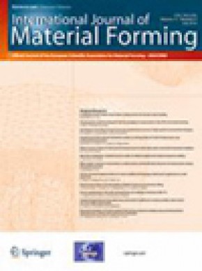 International Journal Of Material Forming期刊