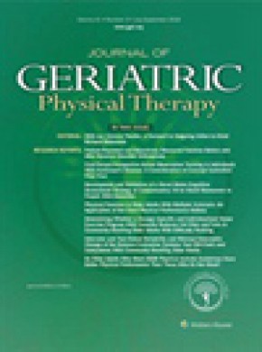 Journal Of Geriatric Physical Therapy期刊