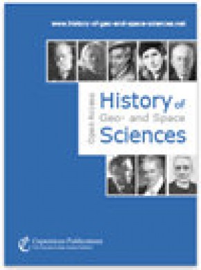 History Of Geo- And Space Sciences期刊