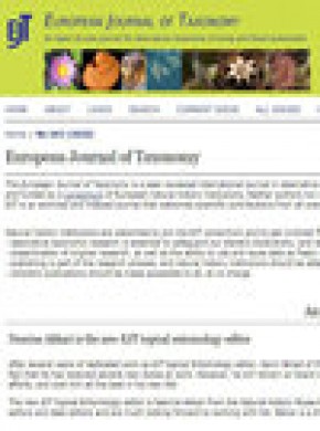 European Journal Of Taxonomy期刊