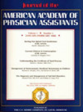 Jaapa-journal Of The American Academy Of Physician Assistants期刊